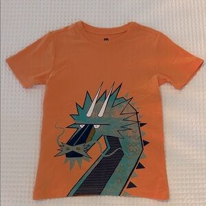 Tea Collection Orange and Green Dragon Tee